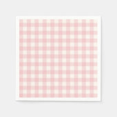 Pastell-Ginghamservietten Serviette (Vorderseite)