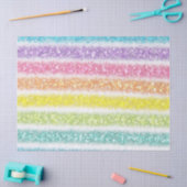 Pastell Glitter Regenbogen Seidenpapier (Basteln)