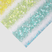 Pastell Glitter Regenbogen Seidenpapier (Detail)