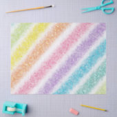 Pastell Glitter Regenbogen Seidenpapier (Basteln)