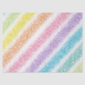 Pastell Glitter Regenbogen Seidenpapier (Vorderseite)