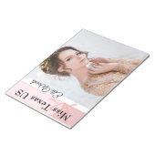 Pastell-Glitzer Notizblock (angewinkelt)