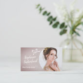 Pastell Glitzer Pageant Business Card Visitenkarte (Stehend Vorderseite)