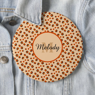 Pastell & Gold-Geparden Button