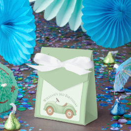 Pastell Green Car & Balloon Gevor Box Geschenkschachtel