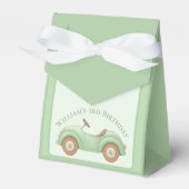 Pastell Green Car & Balloon Gevor Box Geschenkschachtel (Vorderseite)