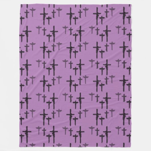Pastell-Grunge-Flanelldecke Fleecedecke (Vorderseite)
