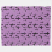 Pastell-Grunge-Flanelldecke Fleecedecke (Vorderseite (Horizontal))