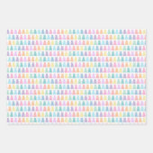 Pastell Gummy Bears Party Wrapping Paper Geschenkpapier Set (Vorderseite 3)
