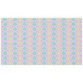 Pastell-Harlekin-Prisma-Diamantmuster Tischdecke (Vorderseite (Horizontal))