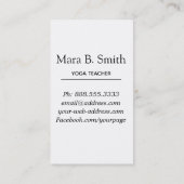 *~* Pastell-heiliges Visitenkarte (Rückseite)