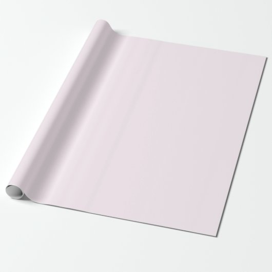 Pastell Hellrosa Weiß Einfarbige Farbe Geschenkpapier (Ungerollt)
