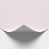Pastell Hellrosa Weiß Einfarbige Farbe Geschenkpapier (Ecke)