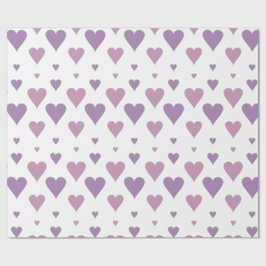 Pastell-Herz-Geschenkpapier Geschenkpapier (Flach)