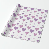 Pastell-Herz-Geschenkpapier Geschenkpapier (Ungerollt)