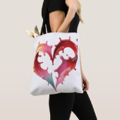 Pastell-Herz-Tragetasche Tasche (Von Nahem)