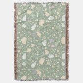 Pastell-Herzen & Wolken Wasserfarben-Traum (4) Decke (Vorderseite Vertikal)