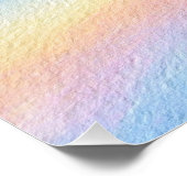 Pastell-Himmelsdrift Poster (Ecke)