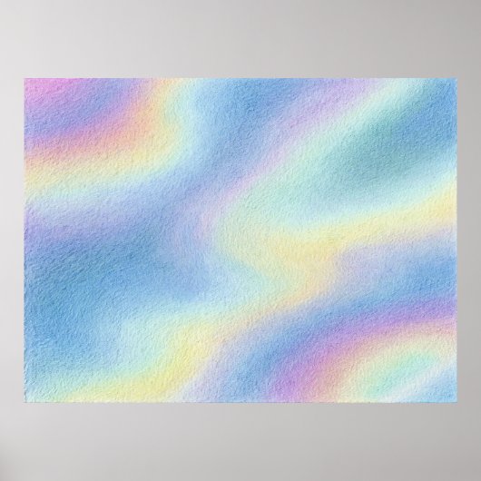 Pastell-Himmelsdrift Poster (Vorne)