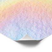 Pastell-Himmelsdrift Poster (Ecke)