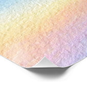 Pastell-Himmelsdrift Poster (Ecke)