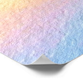 Pastell-Himmelsdrift Poster (Ecke)