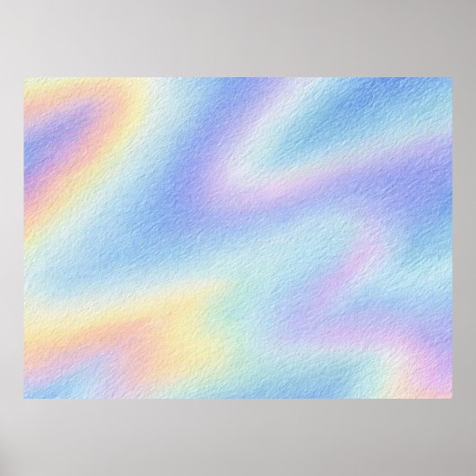 Pastell-Himmelsdrift Poster (Vorne)