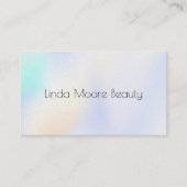 Pastell Hologram Premium Visitenkarte (Vorderseite)