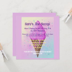 Pastell Ice Creme Cone Tropffel