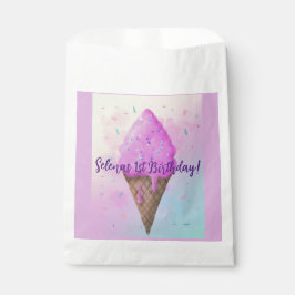 Pastell Ice Creme Cone Tropffel Geschenktütchen