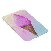 Pastell Ice Creme Cone Tropffel Magnet (Rechte Seite)
