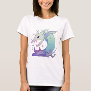 Pastell-Illustration von Meerestieren T-Shirt