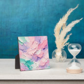 Pastell-Impasto-Pinselstrich-Abstrakt Fotoplatte (InSitu)