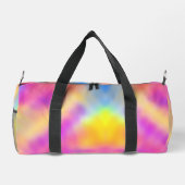 Pastell Iridescent farbenfrohe Farbgestaltung Duffle Bag (Rückseite)