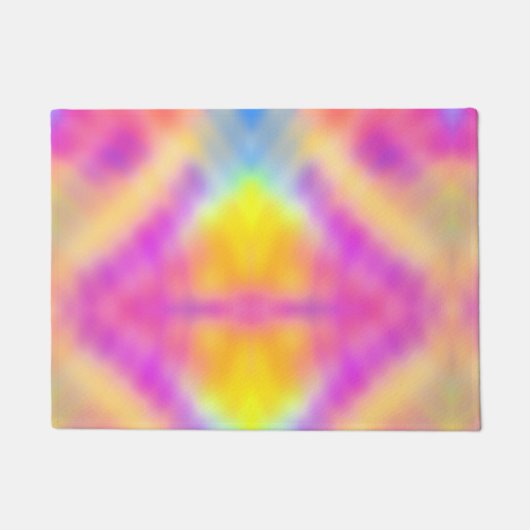 Pastell Iridescent farbenfrohe Farbgestaltung Fußmatte (Vorderseite)