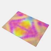 Pastell Iridescent farbenfrohe Farbgestaltung Fußmatte (Schrägansicht)