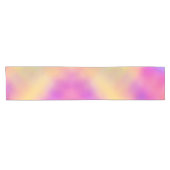 Pastell Iridescent farbenfrohe Farbgestaltung Kurzer Tischläufer (Horizontal)