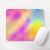 Pastell Iridescent farbenfrohe Farbgestaltung Mousepad (Mit Mouse)