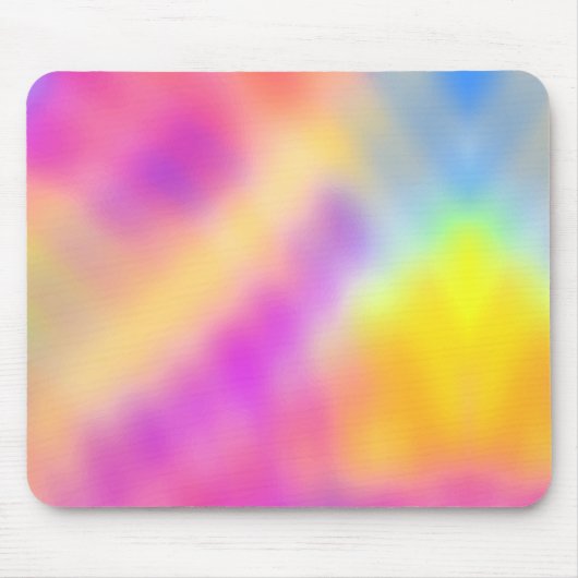Pastell Iridescent farbenfrohe Farbgestaltung Mousepad (Vorne)