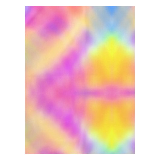 Pastell Iridescent farbenfrohe Farbgestaltung Tischdecke (Vorderseite)