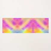 Pastell Iridescent farbenfrohe Farbgestaltung Yogamatte (Rückseite (Horizontal))