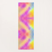 Pastell Iridescent farbenfrohe Farbgestaltung Yogamatte (Rückseite)