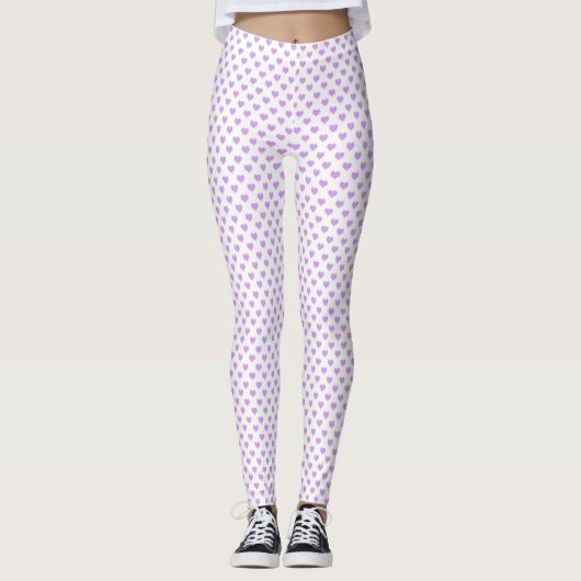 Pastell-Journaling-Muster Leggings (Vorderseite)