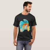Pastell Kampffisch T-Shirt (Vorne ganz)