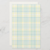 Pastell Kariert Briefpapier (Vorne/Hinten)