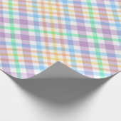 Pastell-Kariert Geschenkpapier (Ecke)