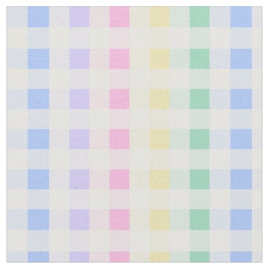 Pastell karierter Regenbogenretro Stoff (Nahaufnahme)