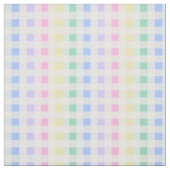 Pastell karierter Regenbogenretro Stoff (Muster)