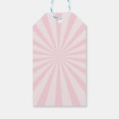 Pastell-Karneval-Gunstbeweise-Tags Geschenkanhänger (Rückseite)