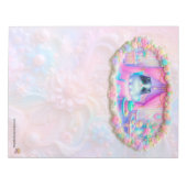 Pastell-Katze Notizblock (Vorderseite)